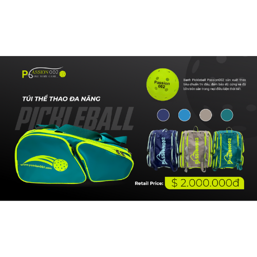 TÚI THỂ THAO ĐA NĂNG PASSION002 – PICKLEBALL